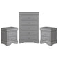 Transitional Solid Wood Chest with English Dovetail Drawers and Bracket Feet
